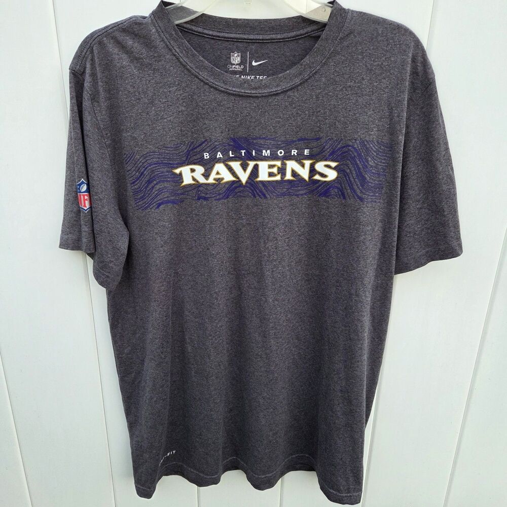Nike T Baltimore Ravens NFL Football T Shirt Jersey Size L - Picture 1 of 7
